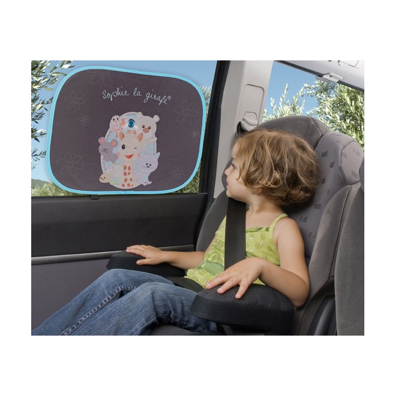 Set de 2 pare-soleil avec arche d'activités Sophie la girafe