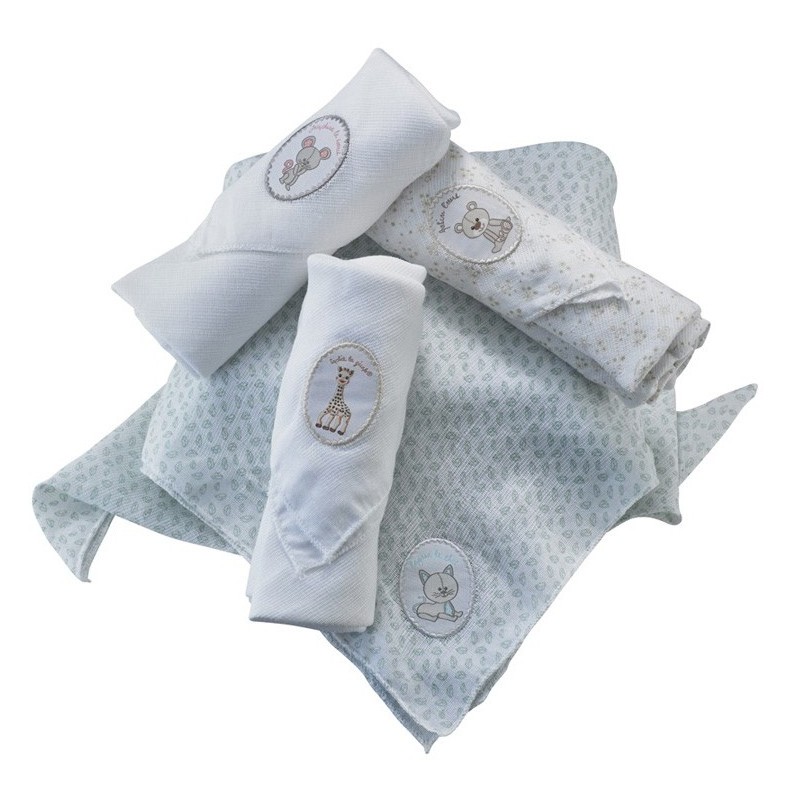 Set de 4 langes Sophie la girafe