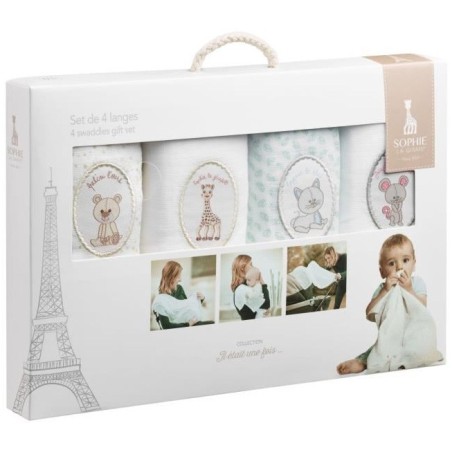 Set de 4 langes Sophie la girafe ®