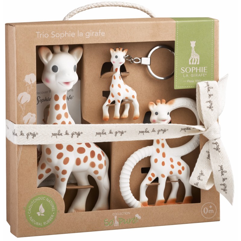 Coffret Trio Sophie la girafe So Pure Sophie la girafe