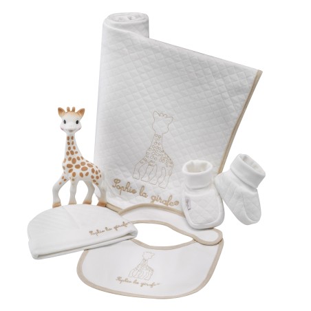 Coffret cadeau Mon trousseau de naissance Sophie la girafe So'pure