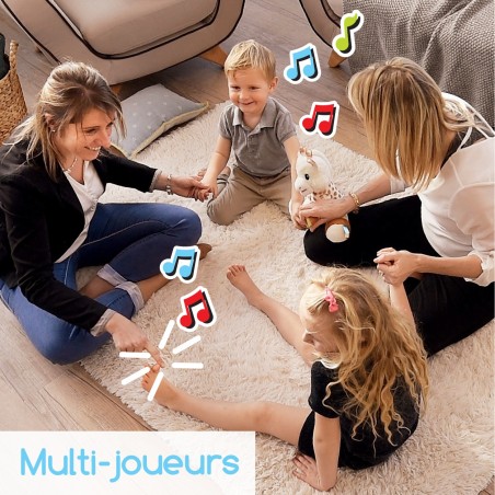 Peluche Touch & Music Sophie la girafe