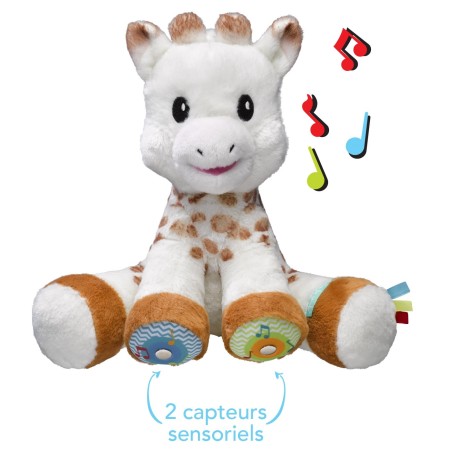 Peluche Touch & Music Sophie la girafe