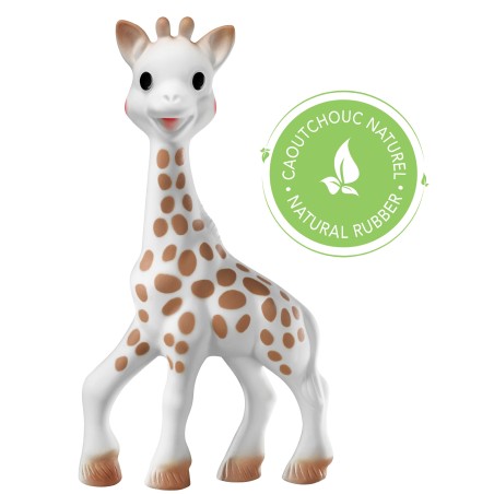 Sophie la girafe and its storage pouch Sophie la girafe