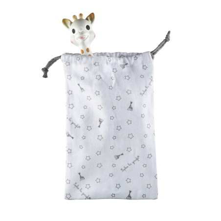 Sophie la girafe and its storage pouch Sophie la girafe