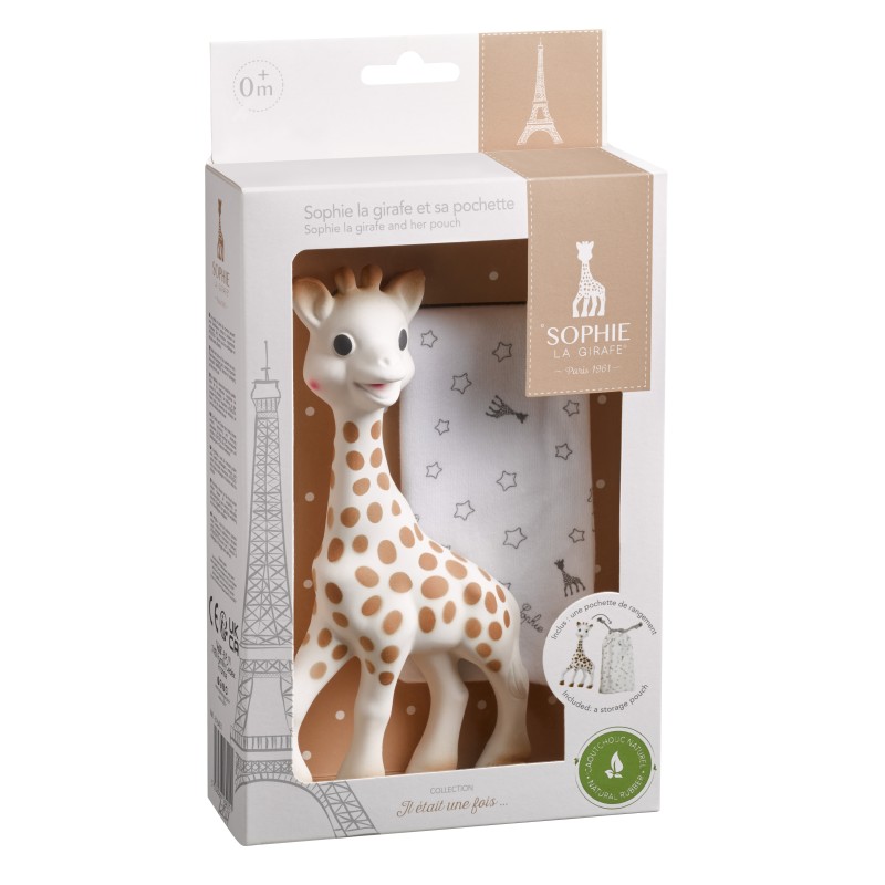 sophie la girafe Sophie la girafe et sa pochette de rangement Sophie la girafe 