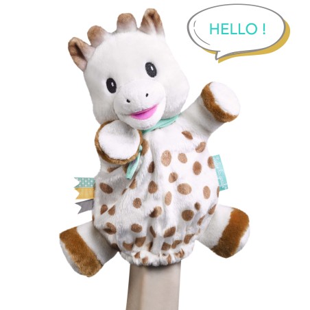 Doudou marionnette Sophie la girafe