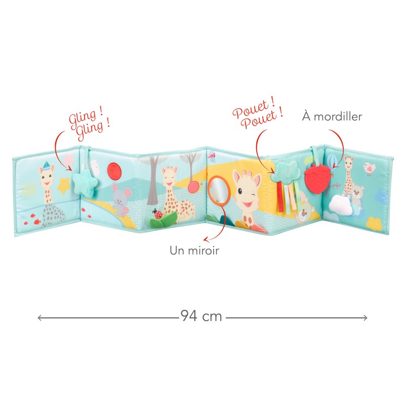 Livre à déplier Sophie la girafe