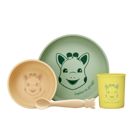 Set repas silicone Sophie la girafe Set repas silicone Sophie la girafe