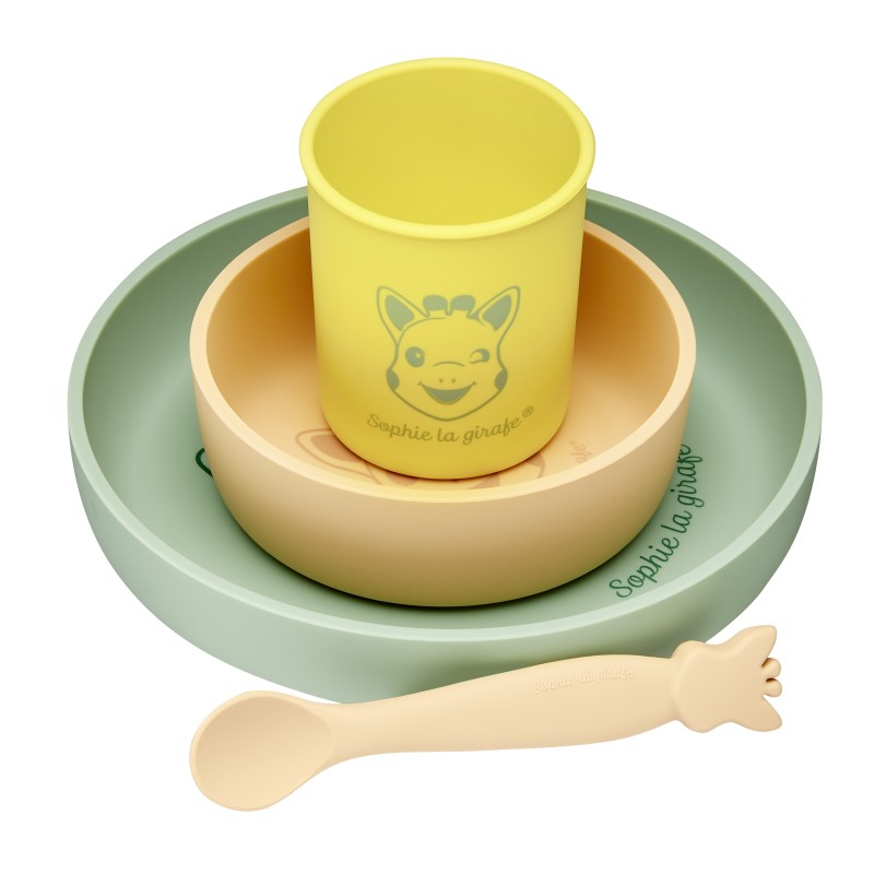 Set repas silicone Sophie la girafe