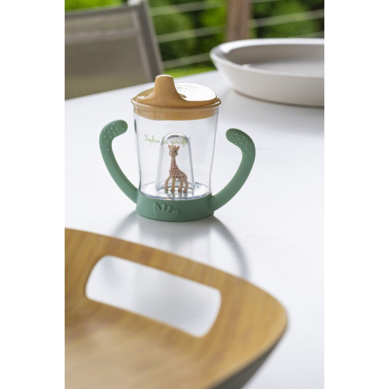 Tasse anti fuite mascotte Sophie la girafe
