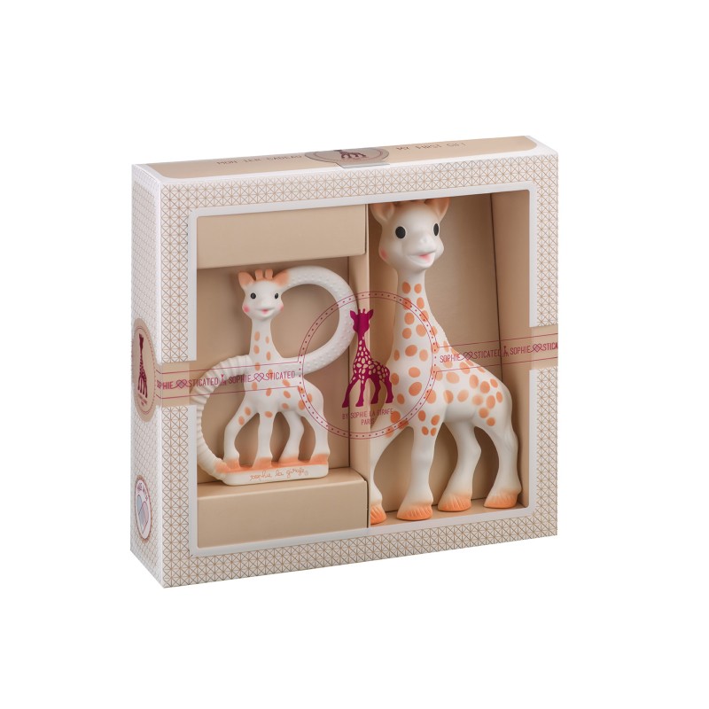 Coffret naissance prêt à offrir Sophie la girafe et anneau de dentition -  Sophie la girafe