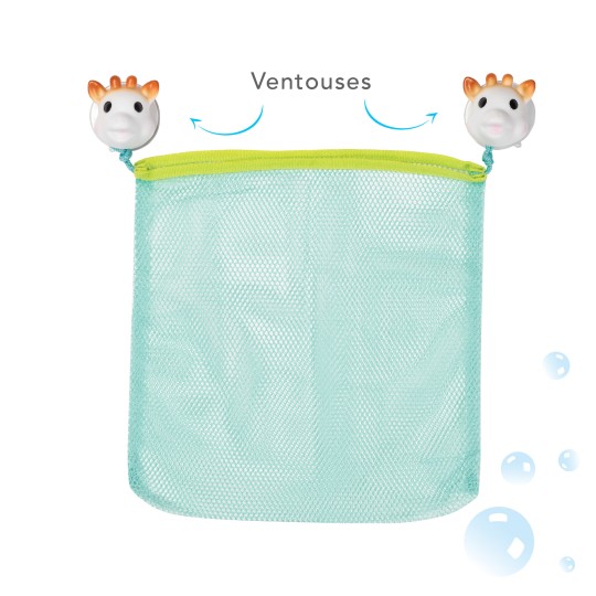 Sophie La Girafe - Coffret De Bain Avec 5 Jouets Éducatifs - Filet, Livre Et Jouets Pour Bébé Dès 10 Mois