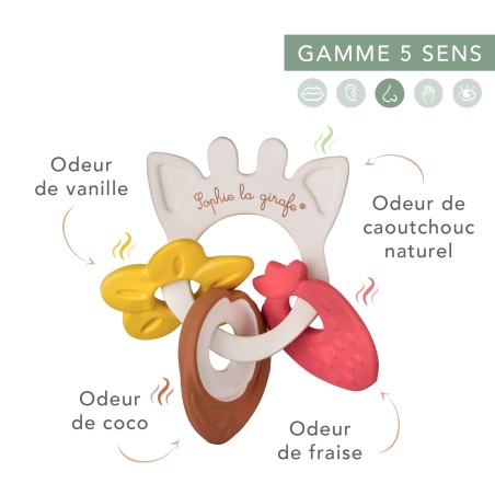 010505 - Anneau senteur Sophie la girafe
