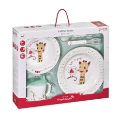 Coffret repas (version Kiwi) Sophie la girafe ®