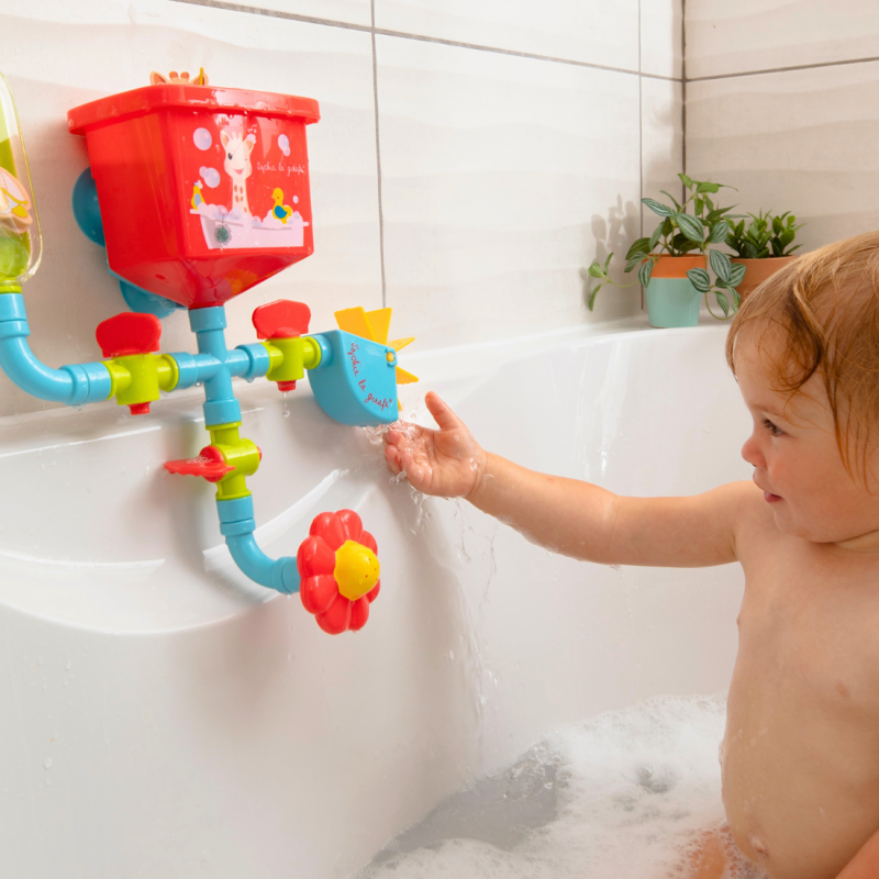 Jeu de bain tuyaux folie avec hochet maracas Vulli : King Jouet, Jouets pour  le bain Vulli - Jeux d'éveil