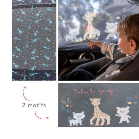 Pare-soleil chaussette de voiture, set de 2 sur