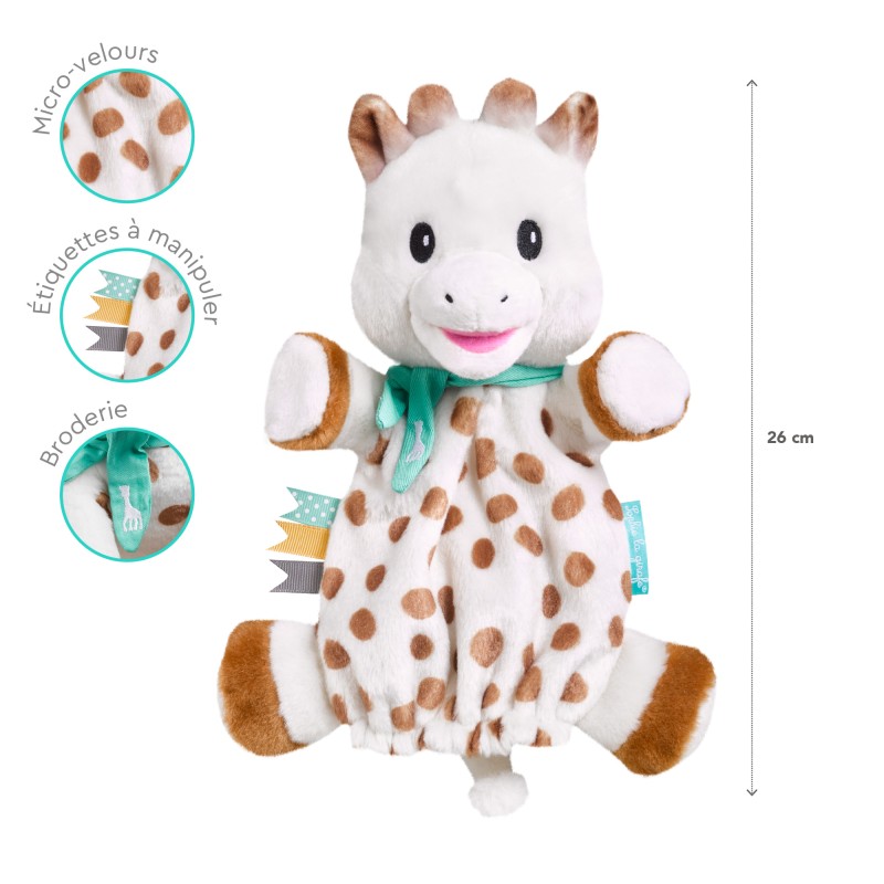Doudou marionnette Sophie la girafe ®