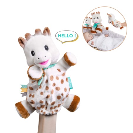 Doudou marionnette Sophie la girafe ®