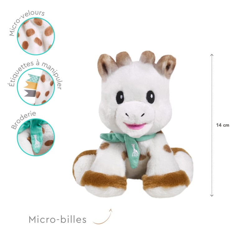 Peluche Bébé 14 cm Sophie la girafe ®
