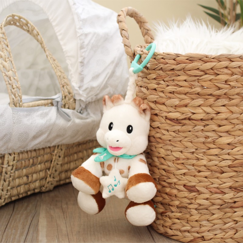 Peluche 20 cm avec boîte à musique Sophie la girafe ®