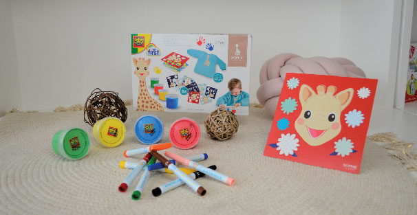 Sophie la girafe : Kit de peinture au doigt - Jeux et jouets SES Creative -  Avenue des Jeux