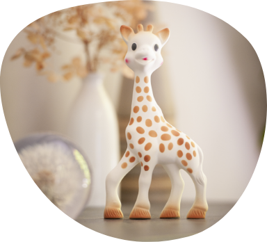 Sophie la girafe devient l'amie des bébés américains