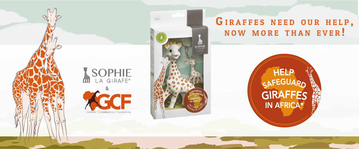 Set de 4 langes Sophie la girafe - Sophie la girafe