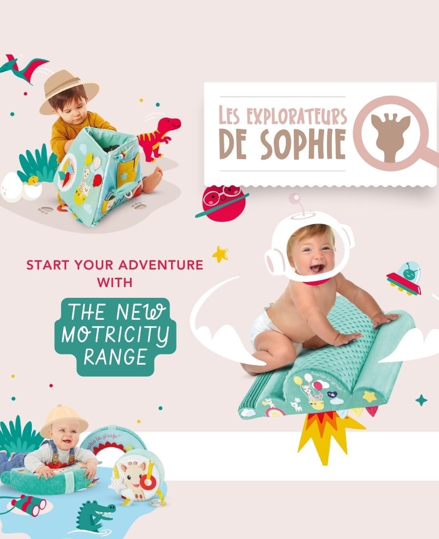 Sophie La Girafe Mi Primer Set + Sonajero Sense & Soft 6 Meses
