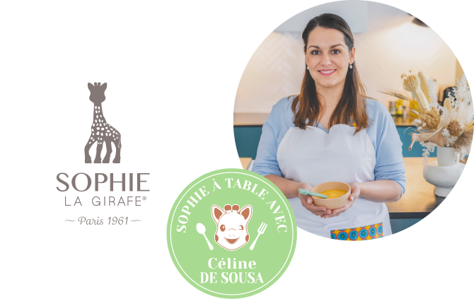 Sophie à table avec Céline DE SOUSA
